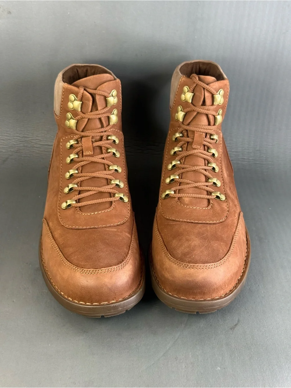 Born Men's Scout Waterproof Ankle Boots Brown Combat Chukka Lace Up Size 11.5